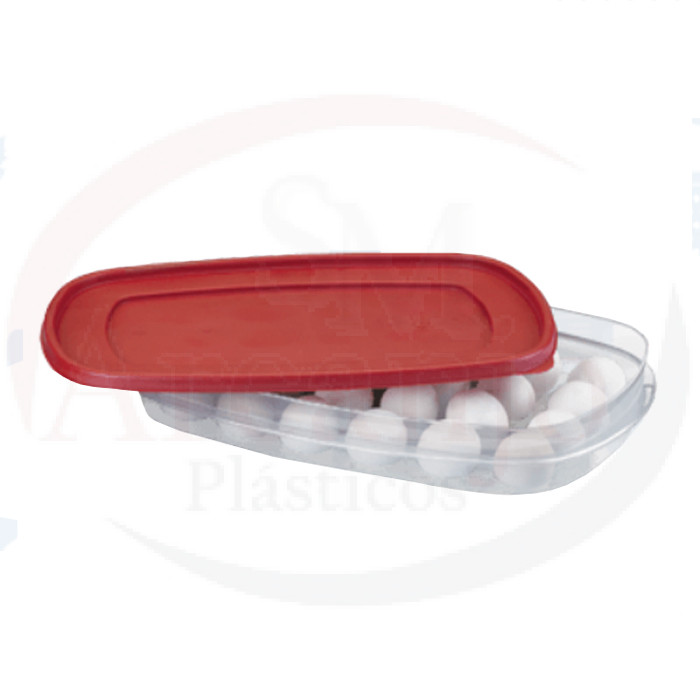 Porta ovo hermético RP 24 ovos (Pacote c/ 12 unidades) - cód. 0350