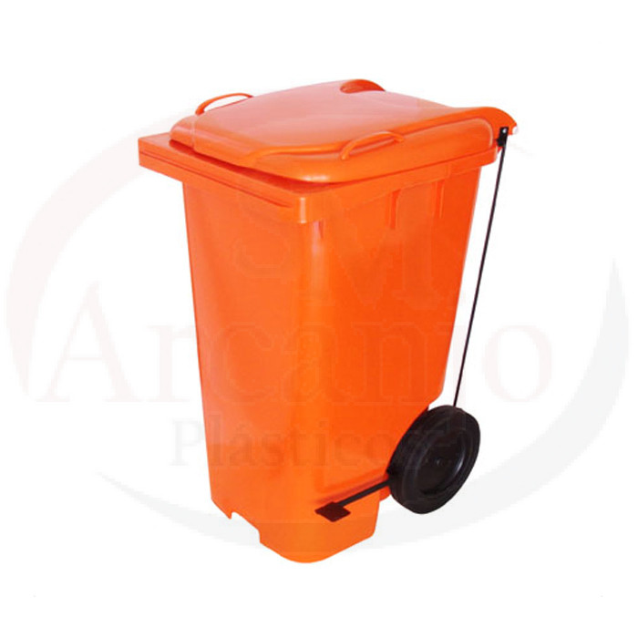 Carro Coletor RP 240 litros c/ pedal 