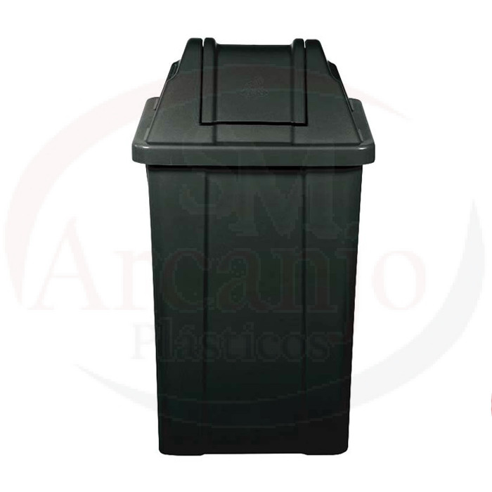 Cesto Quadrado RP 100 Litros c/ tampa Vai e Vem 