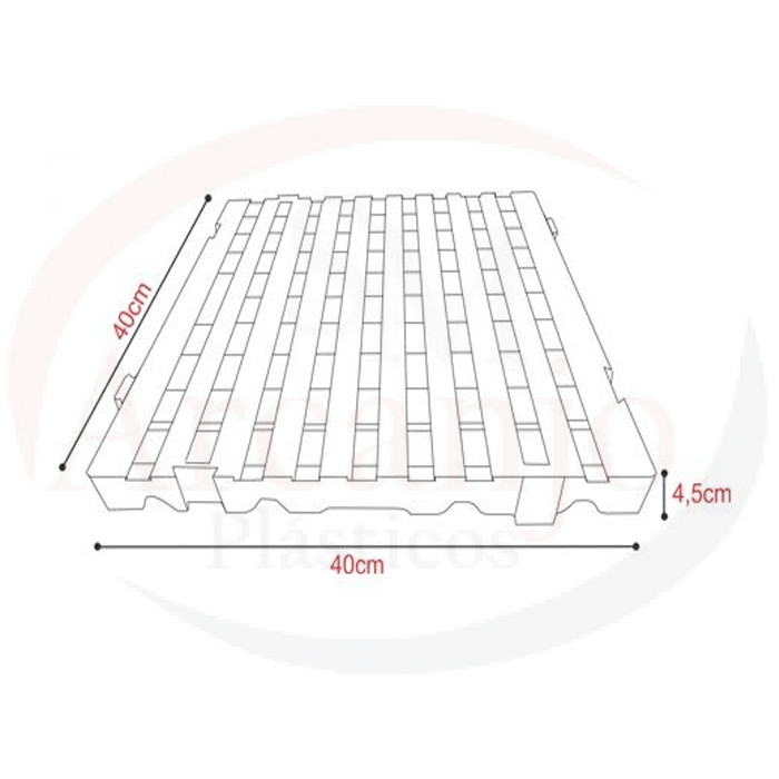 Estrado Forte RP (45x400x400 mm)