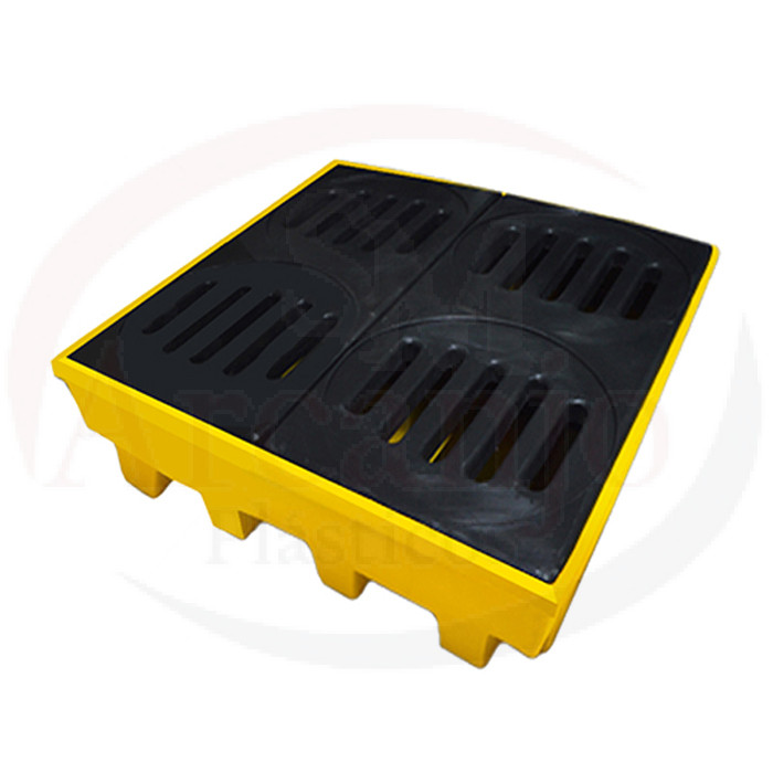 Pallet de Contenção (200x1300x1300 mm) 04 tambores