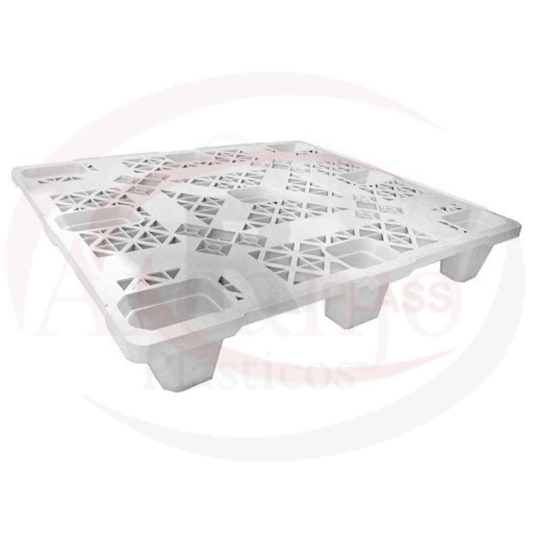 Pallet Leve Vazado RP (150x1000x1200 mm)-Branco Leitoso