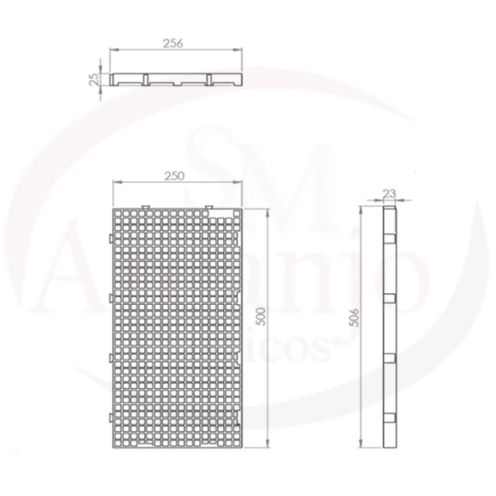 Piso Multi RP (25x250x500 mm)