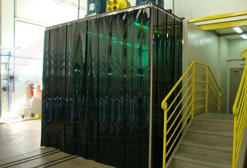 Cortina de PVC Verde RP 2mm m² (Sob Medida)