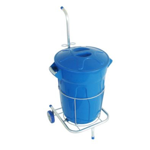 Carrinho Funcional RP c/ 01 Cesto para Limpeza