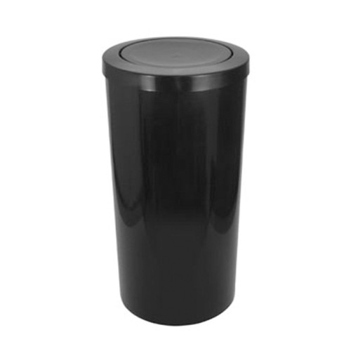 Lixeira RP "30x70" cm c/ tampa meia esfera plástica 50 L